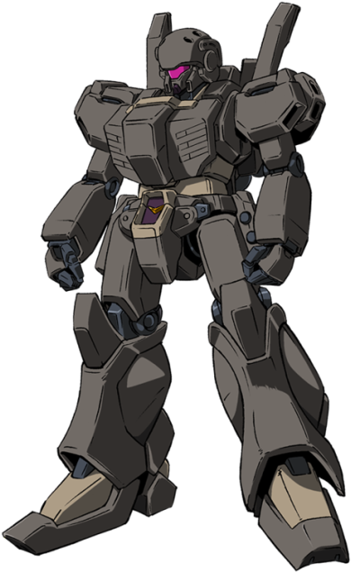 Mobile Suits Appearing In Mobile Suit Gundam Nt - Jegan D Type Escort (540x675), Png Download
