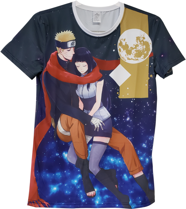 T-shirt Naruto And Hinata (1024x768), Png Download