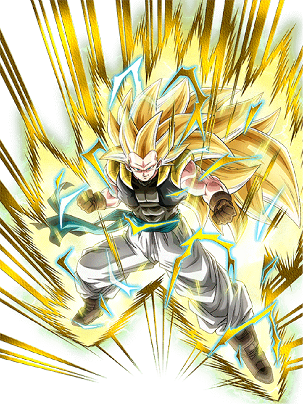 Report Abuse - Ssj3 Gotenks (1024x1365), Png Download