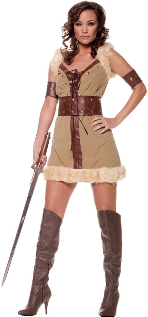 Photo Womens Barbarian Costume Burned Zpsujagtmxk - Woman Costume Barbarian (487x1024), Png Download