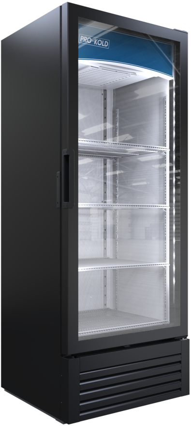 Pro Cold Vc-12, Single Glass Door Merchandiser 12 Cu - Display Case (1200x974), Png Download