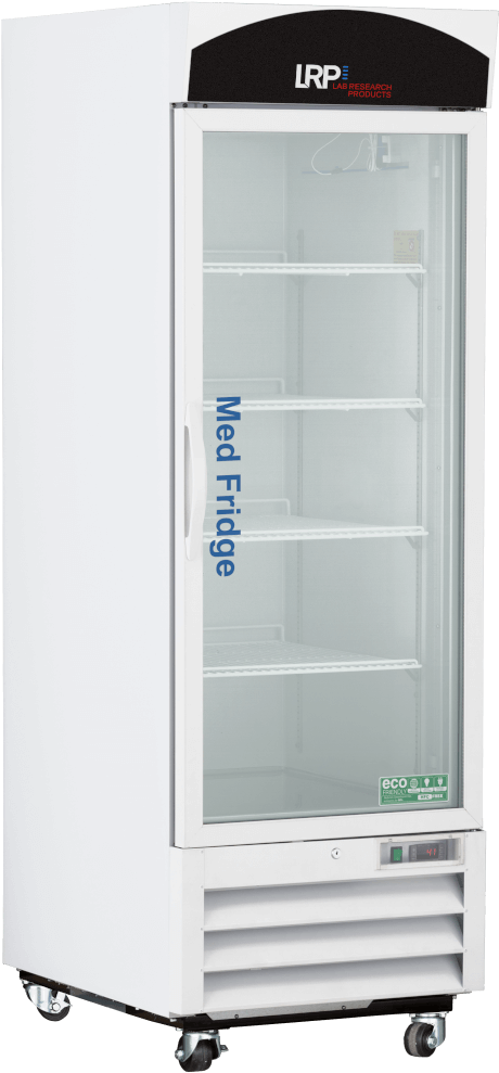 23 Cubic Foot Basic Series Pharmacy/vaccine Glass Door - Refrigerator (500x1013), Png Download