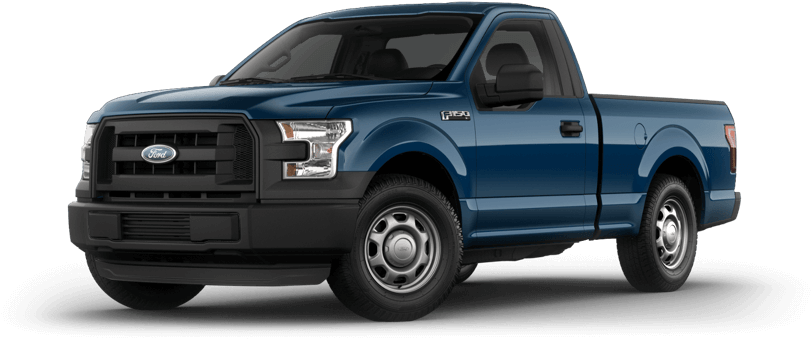 Blue Jeans - 2017 Ford F 150 Regular Cab Black (1000x350), Png Download