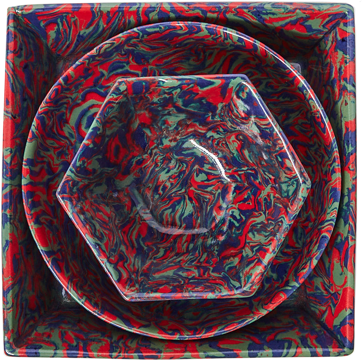 Marbleized Round Bowl - Circle (1024x1024), Png Download