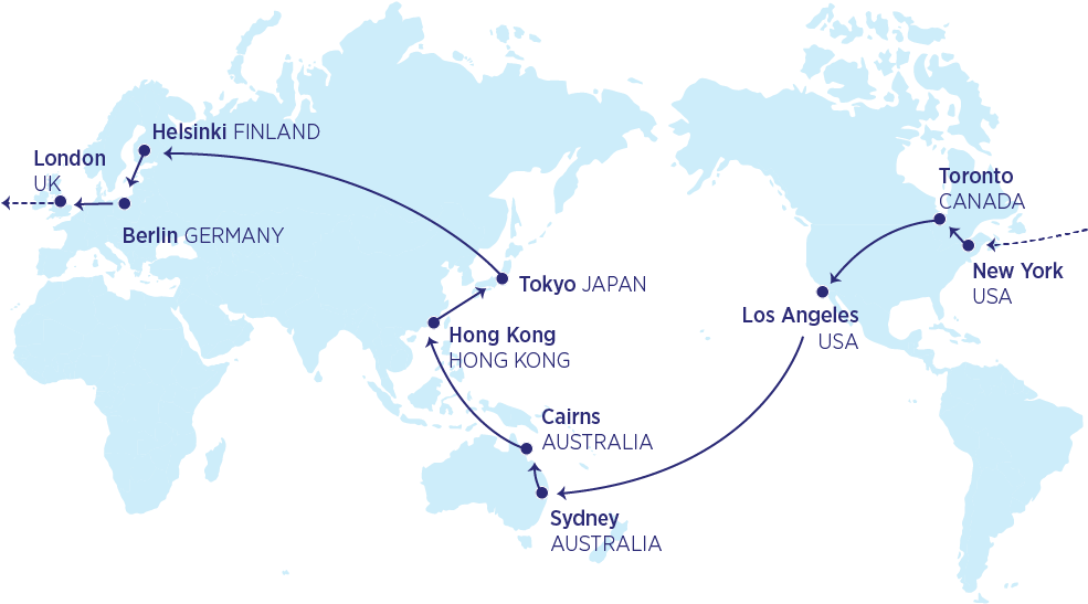 Four Continents Map - Atlas (1052x612), Png Download