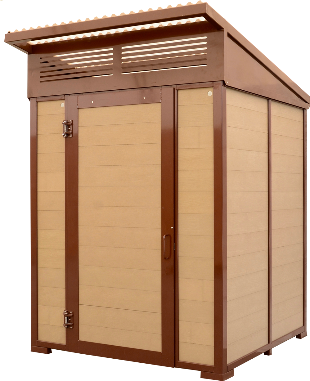 The “forest” Outhouse Was Designed At The Request Of - Shed (1600x1330), Png Download