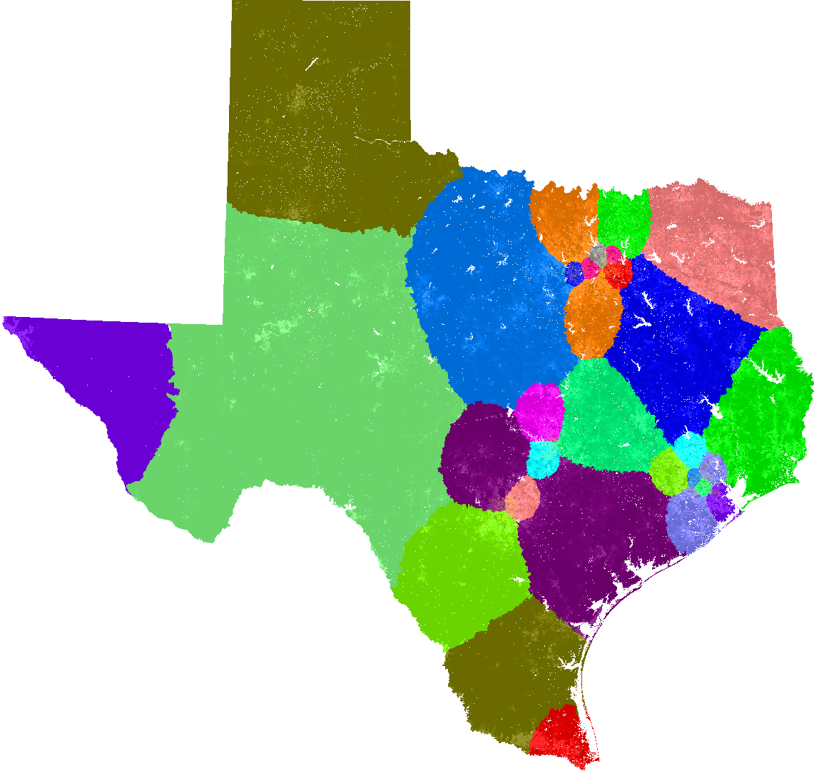 Texas Senate Congressional District Map, Current - Caprock Canyon Texas Map (1141x1080), Png Download