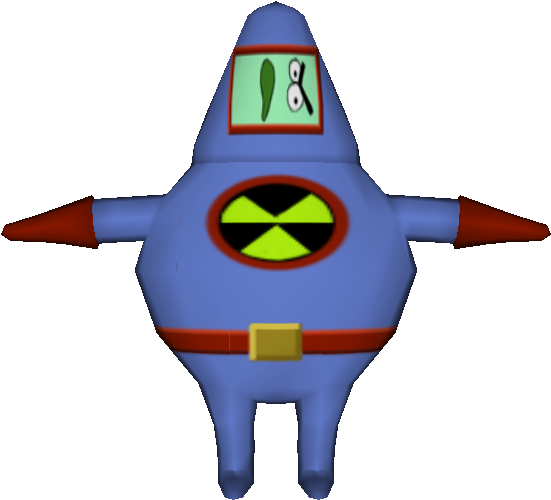 Download Zip Archive - Spongebob Games Models (750x650), Png Download