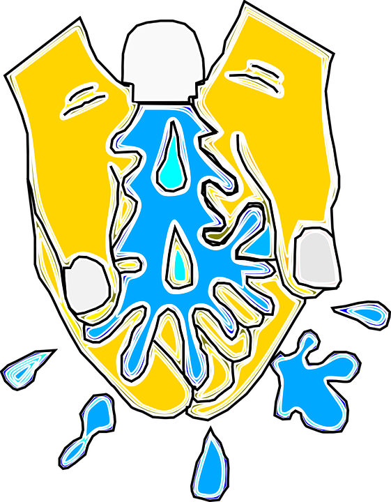 Washing Hands Hands Washing Water Tap - Washing Hands In River Clipart (561x720), Png Download