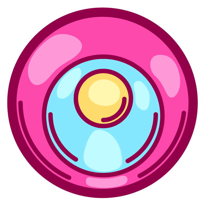Pink Purple Color Rings - Circle (800x800), Png Download