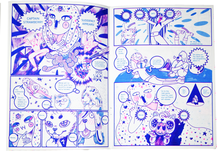 Electrocat & Lightning Dog By Bu Er Miao - Doodle (900x703), Png Download