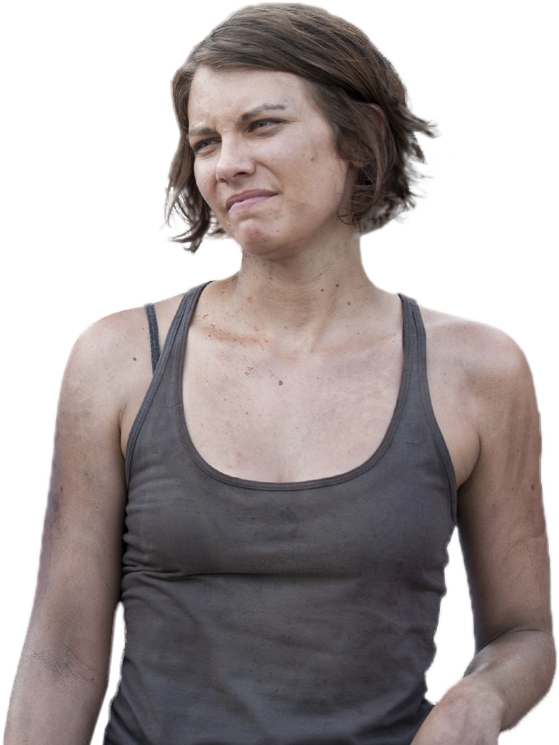 Png Maggie - Maggie Walking Dead Actor (659x801), Png Download