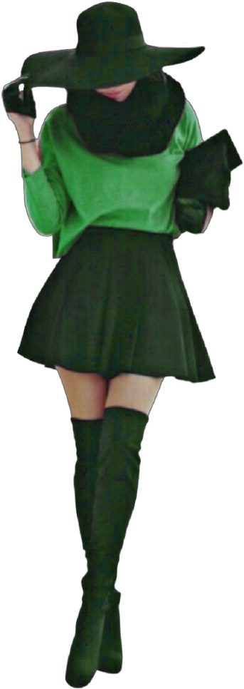 Woman Walking Hat Person Female Original Sticker By - Women Hats Posh (1024x1024), Png Download