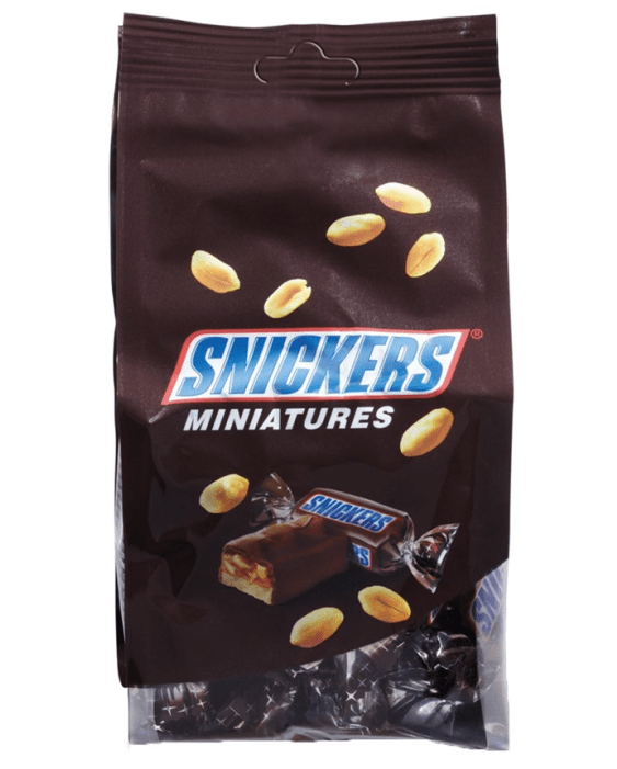 Snickers Miniatures Chocolate - Snickers Miniatures Bag 220g (700x700), Png Download