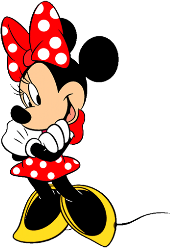 Permalink To Minnie Mouse Clip Art Rainbow Clipart - Minnie Mouse Clipart (728x1007), Png Download