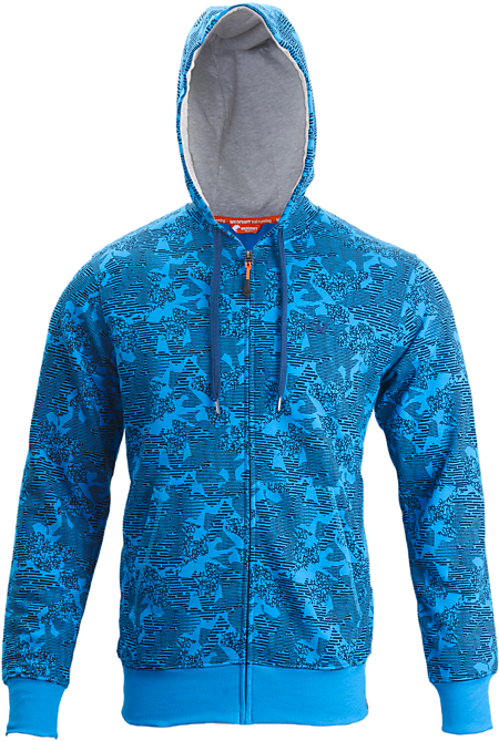 Wildcraft Men Men Zippered Sweatshirt Camo - Hoodie (490x735), Png Download