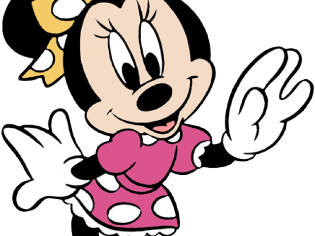 Minnie Mouse Clipart Design - Young Minnie Mouse (640x480), Png Download