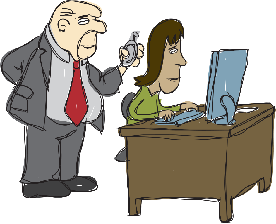 The German Employment Minister Andrea Nahles Is Considering - Cartoon (1000x844), Png Download