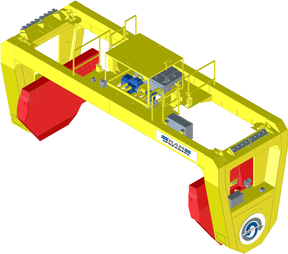 Ram 4131 Ship - Iso Container Revolver (1000x883), Png Download