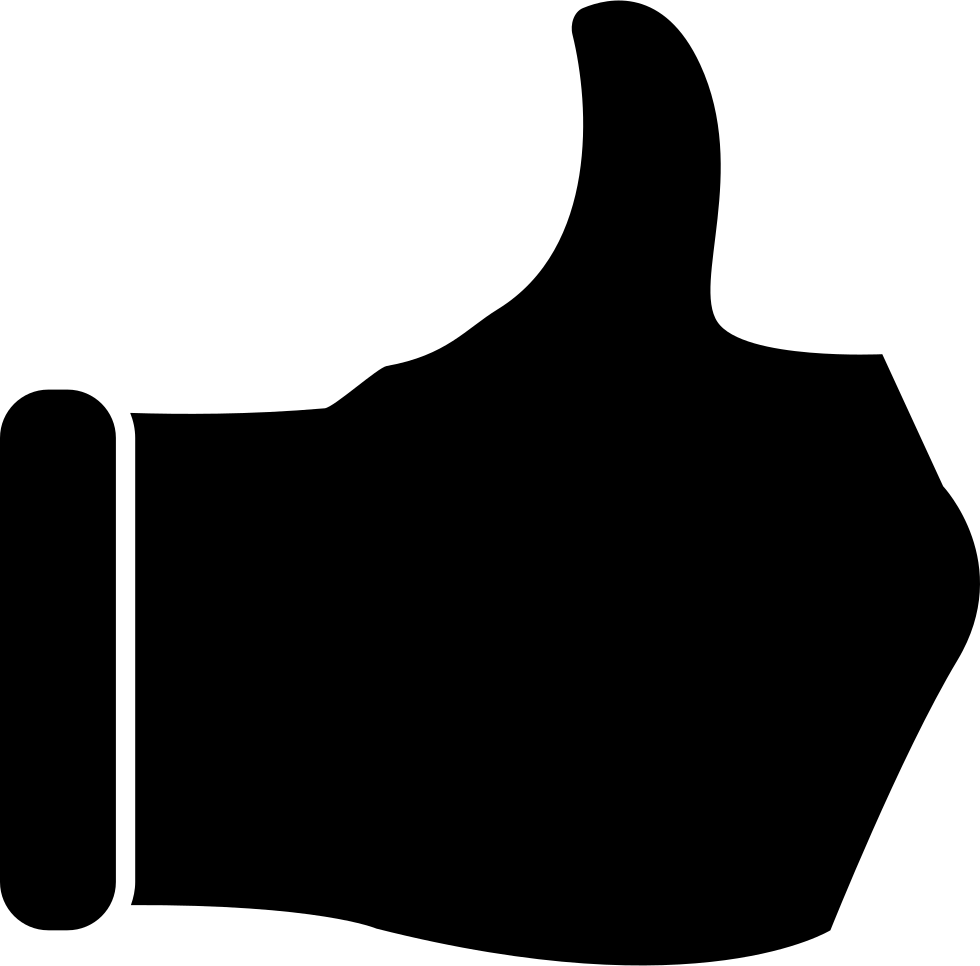Thumb Up Comments - Like Silueta (980x966), Png Download