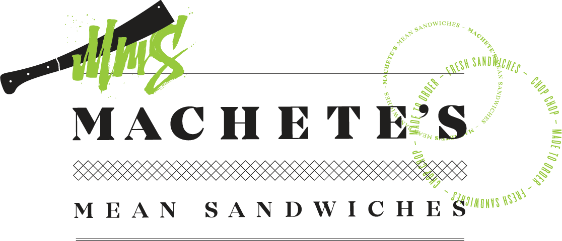 Machete Mean Sandwiches (1116x480), Png Download