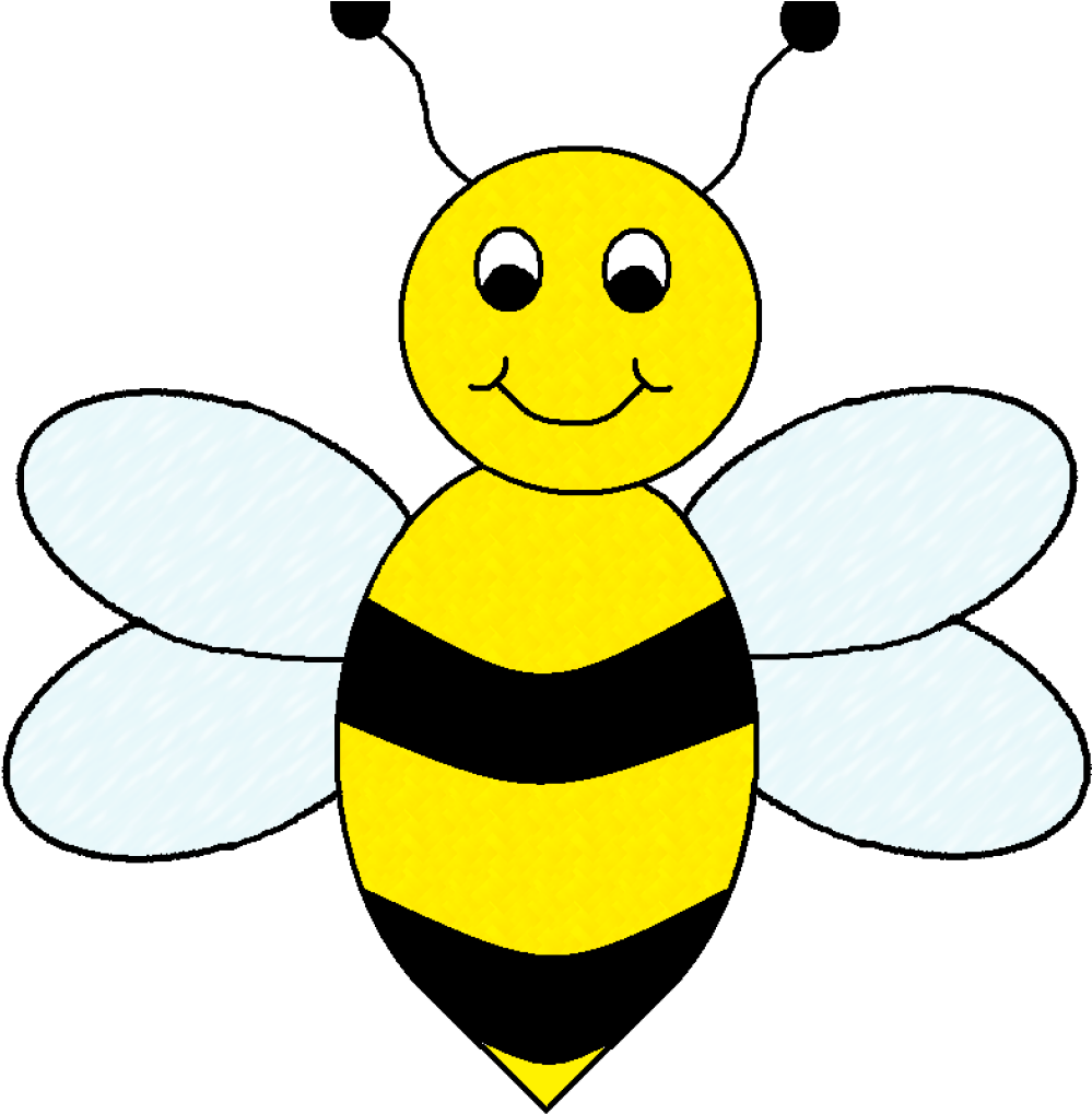 Bumble Bee Clipart Free Bumble Bee Clipart 16 Free - Happy National Honey Bee Day (1024x1024), Png Download