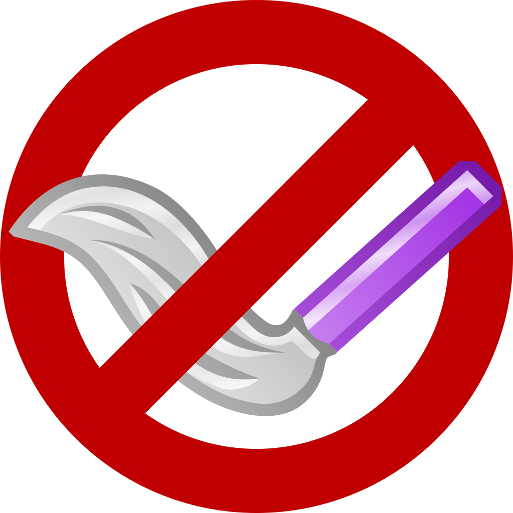 File - Mop-no - Svg - No Mop (1024x1024), Png Download