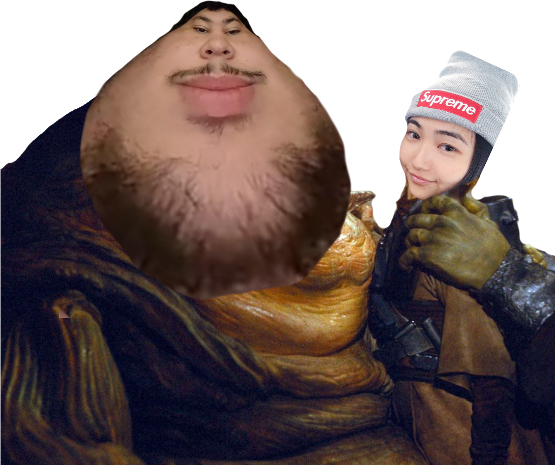 Greekgodx - Jabba Leia (1096x1200), Png Download