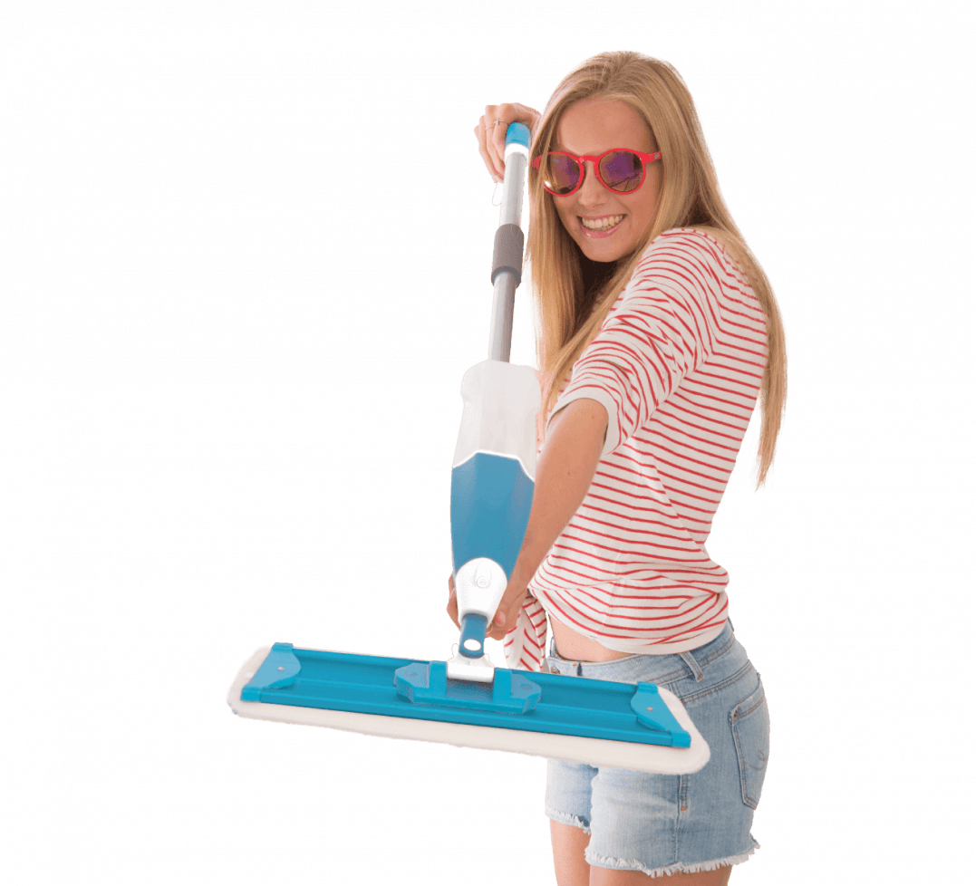Spraymop - Girl (1077x978), Png Download