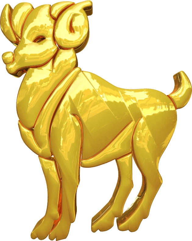 Medium Image - Golden Aries (630x793), Png Download