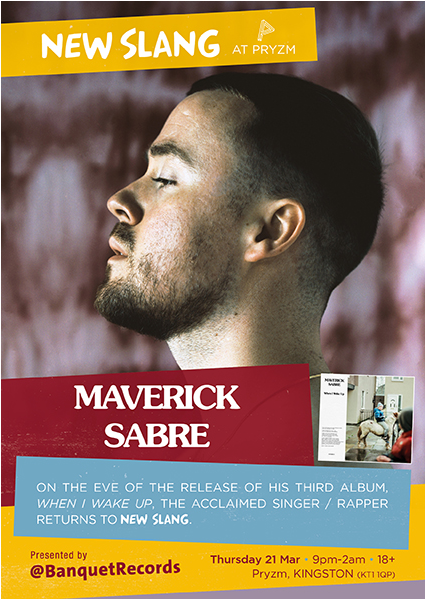 Maverick Sabre / New Slang Thursday 21st March At New - Maverick Sabre (598x598), Png Download
