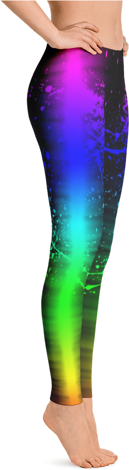 Color Explosion Leggings - Leggings Firefighter (1000x1000), Png Download