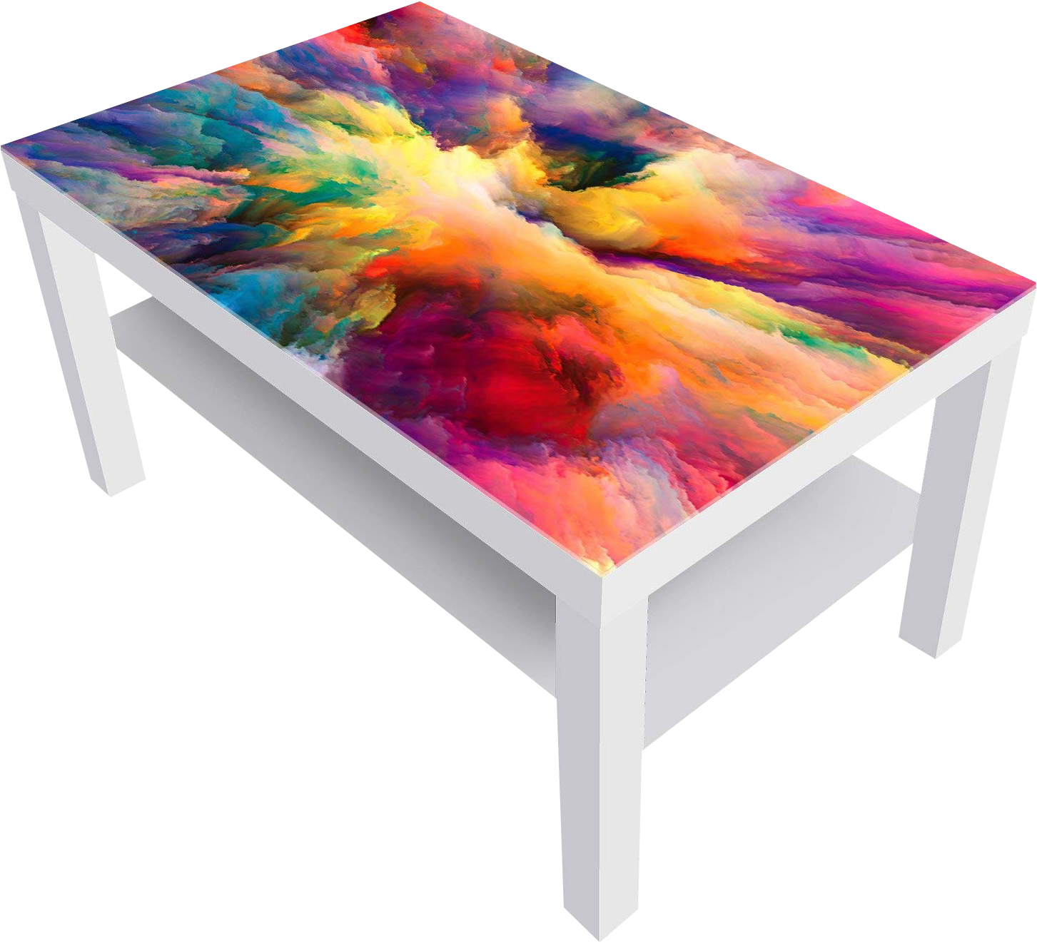 Color Explosion - Coffee Table (1500x1500), Png Download