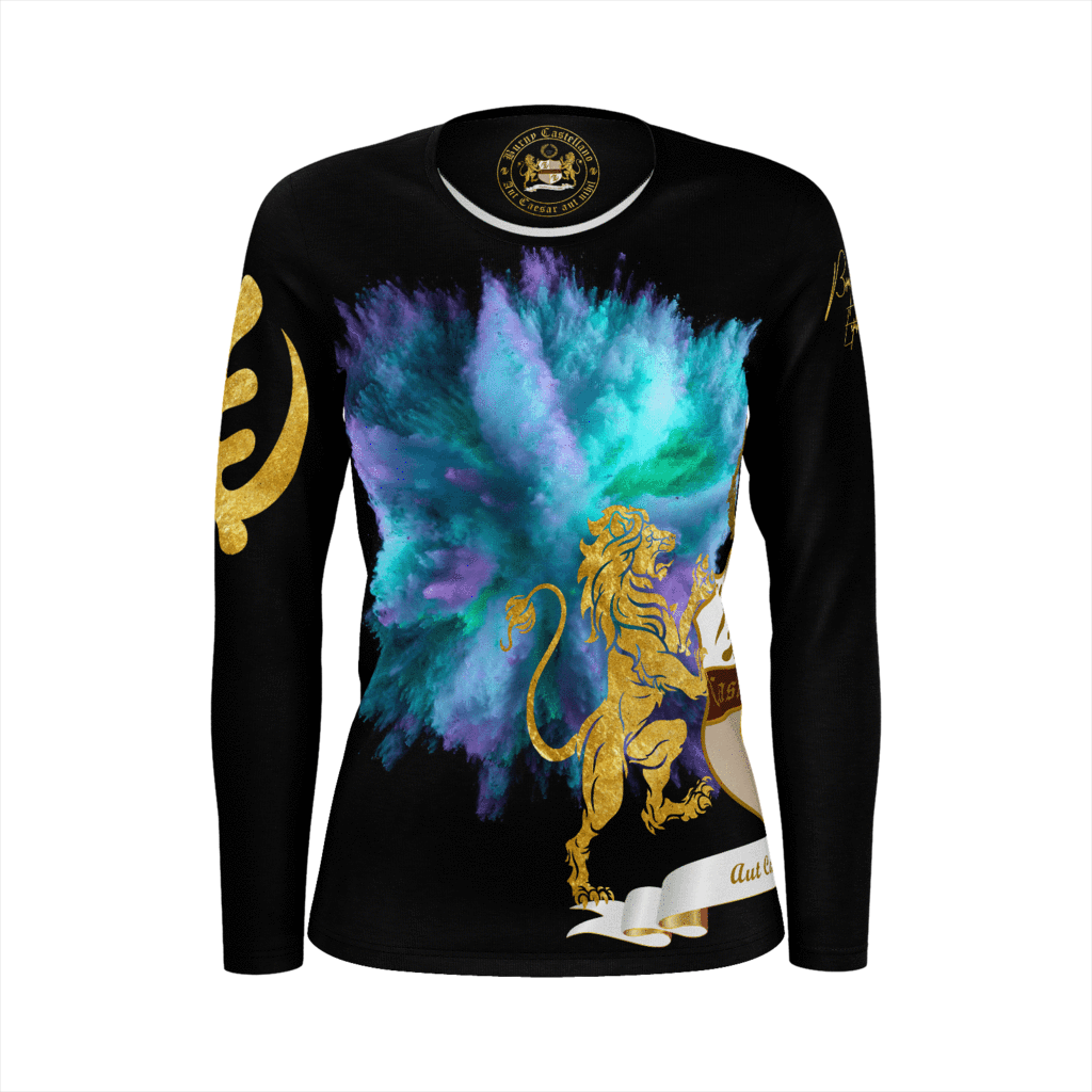 Castellano Color Explosion Season - Long-sleeved T-shirt (1024x1024), Png Download