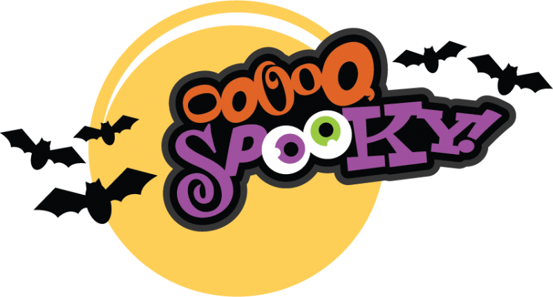 Ooooo, Spooky Svg Scrapbook Title Halloween Svg Scrapbook - Graphic Design (800x430), Png Download