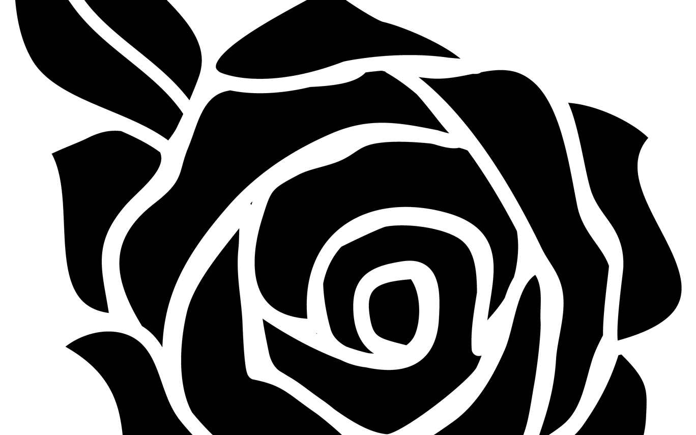 Rose Silhouette Silhouette, Black Roses And - Ex Girlfriend Birthday Wishes In Hindi (1368x855), Png Download