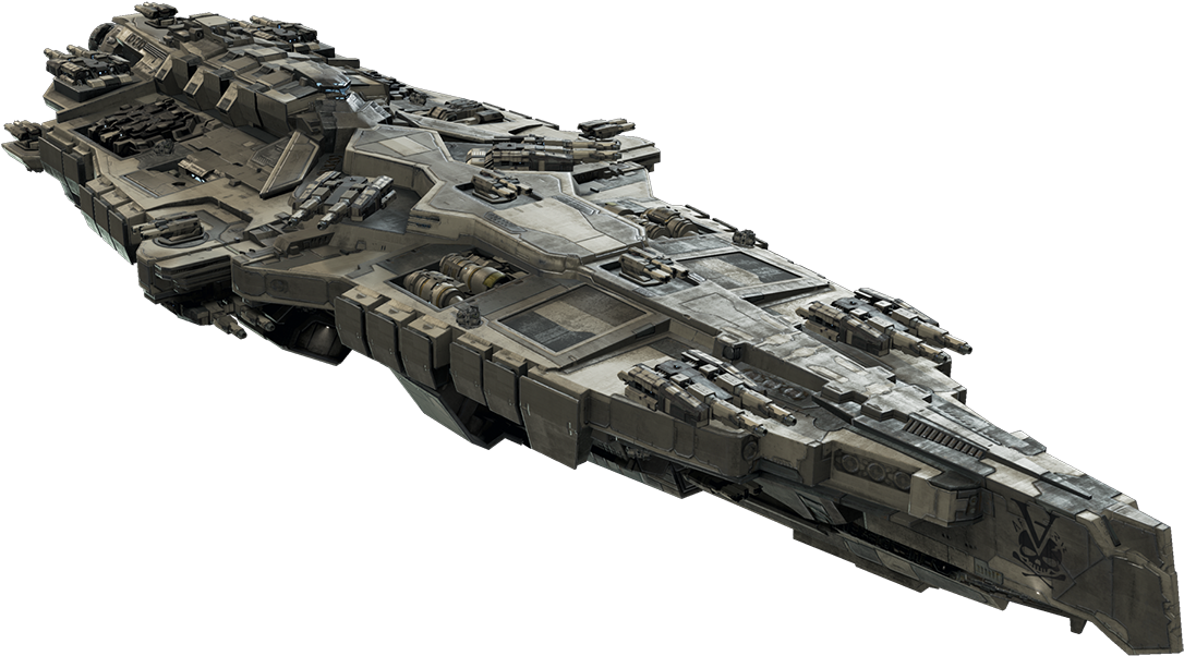 In The Sci Fi Game Dreadnought, You Take The Helm Of - Sci Fi Capital Ship (1098x725), Png Download