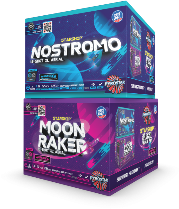 Spaceship Fireworks (700x700), Png Download