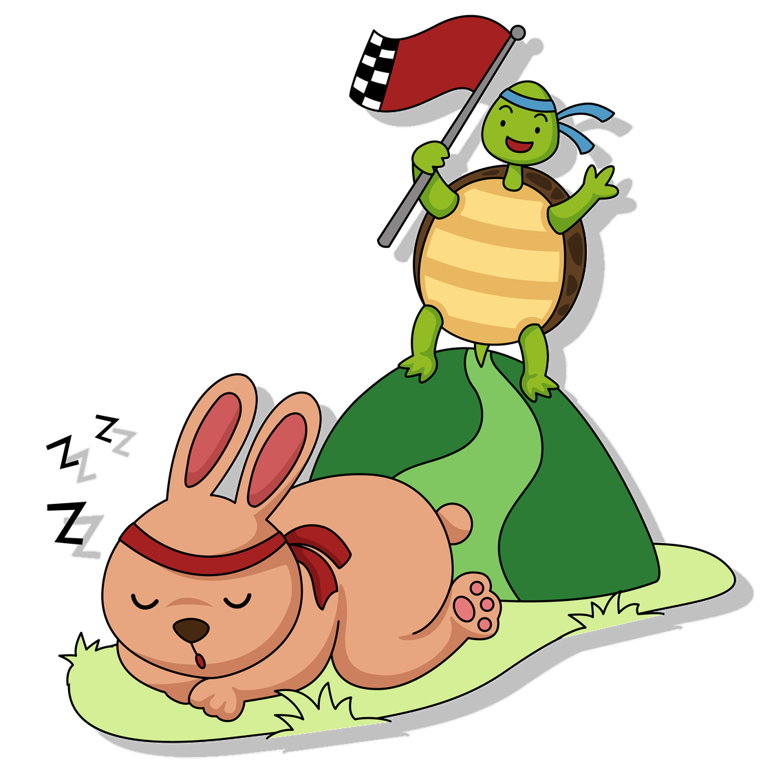 Заяц и черепаха читать. Кролик и черепаха. Заяц и черепаха рисунок. Иллюстрации заяц и черепашка. Заяц и черепах рисунок.