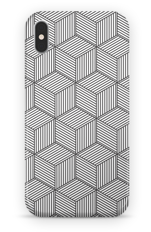 Case Geometric Lines De Renato Kolbergna - Mobile Phone Case (800x800), Png Download