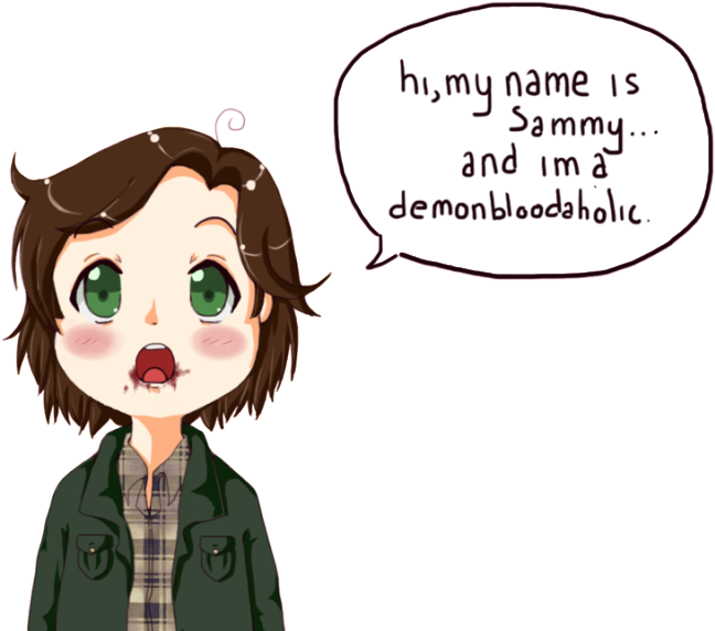 Sam Winchester Funny Photo - Cartoon (799x596), Png Download