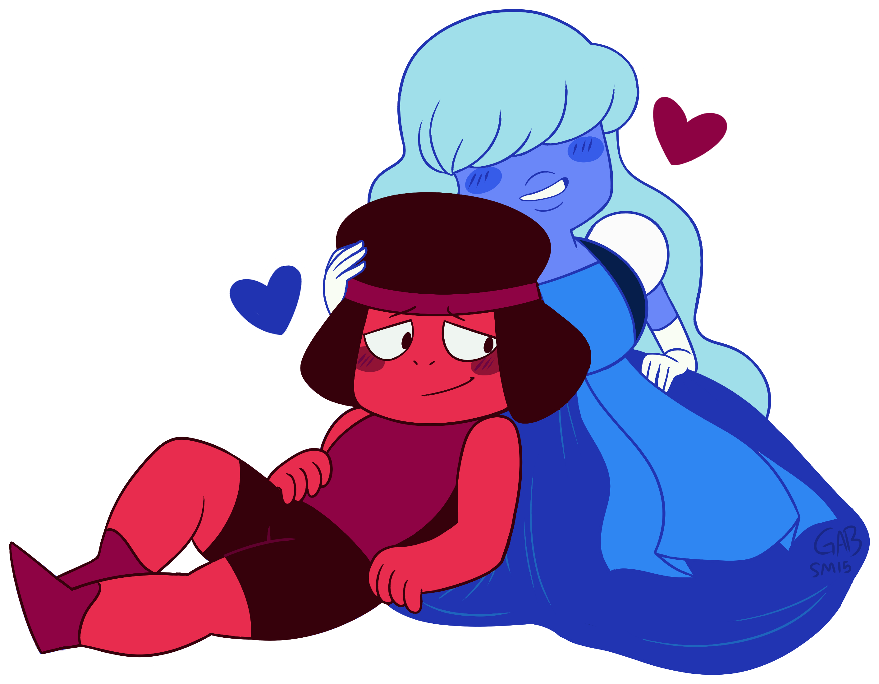 Xeternalflamebryx 313 205 There Is No Need To Worry, - Steven Universe Love Fanart Ruby Sapphire (2829x2201), Png Download