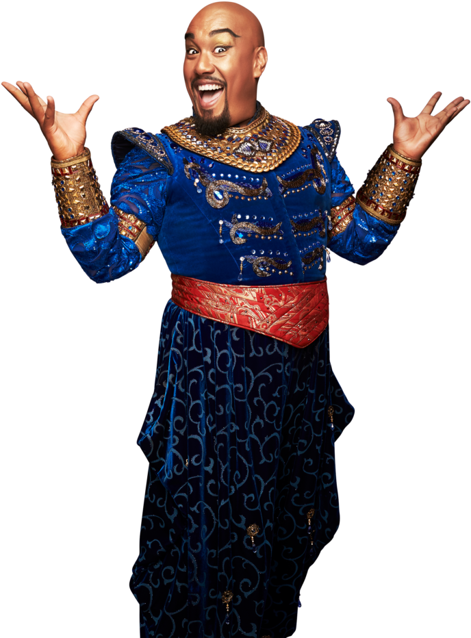 Disney's Aladdin - The Musical - Will Smith Genie Costume (732x1024), Png Download