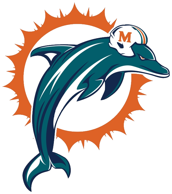 Miami Dolphins Communicating With Nfl Headquarters - Miami Dolphins (960x806), Png Download