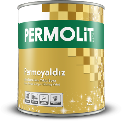 Permoyaldız Altın Bronz Bakır Yaldız Boya - Ahşap Koruyucu Vernik (661x567), Png Download