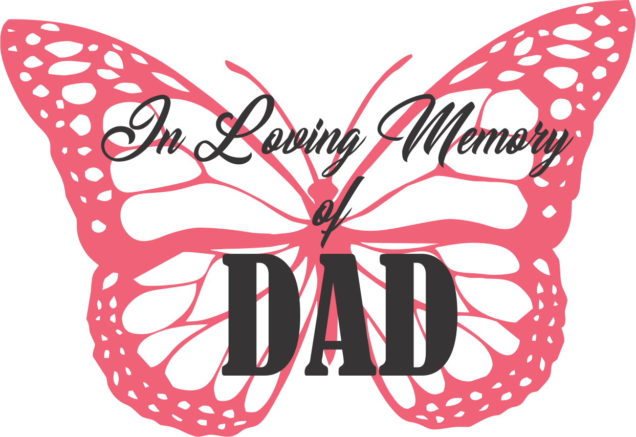 In Loving Memory Of Dad - Different Colors Of Butterfly (1243x854), Png Download