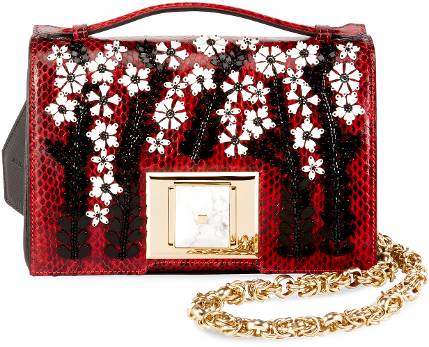Red "fairy Tale" Brief - Handbag (770x1170), Png Download