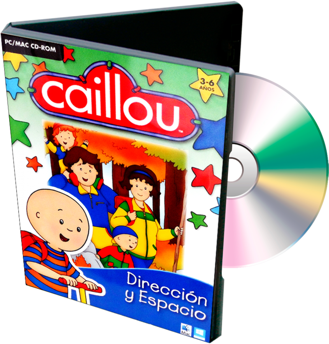 Dirección Y Espacio - Caillou (1200x1200), Png Download