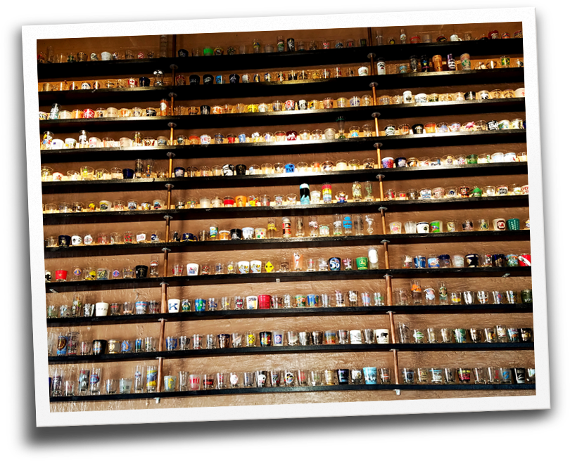 Shotglass Poloroid - Display Case (810x656), Png Download