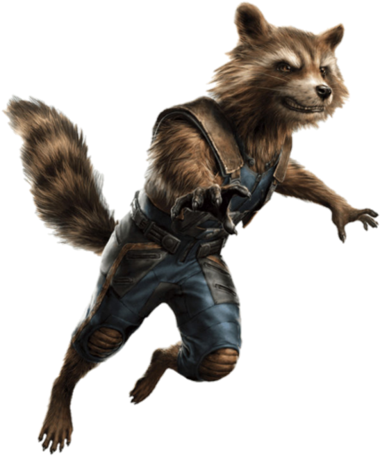 Raccoon Png - Avengers 4 Rocket Raccoon Png (776x1029), Png Download